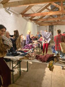 Clothes swap at the Silk Mill Clothes swap at the Silk Mill